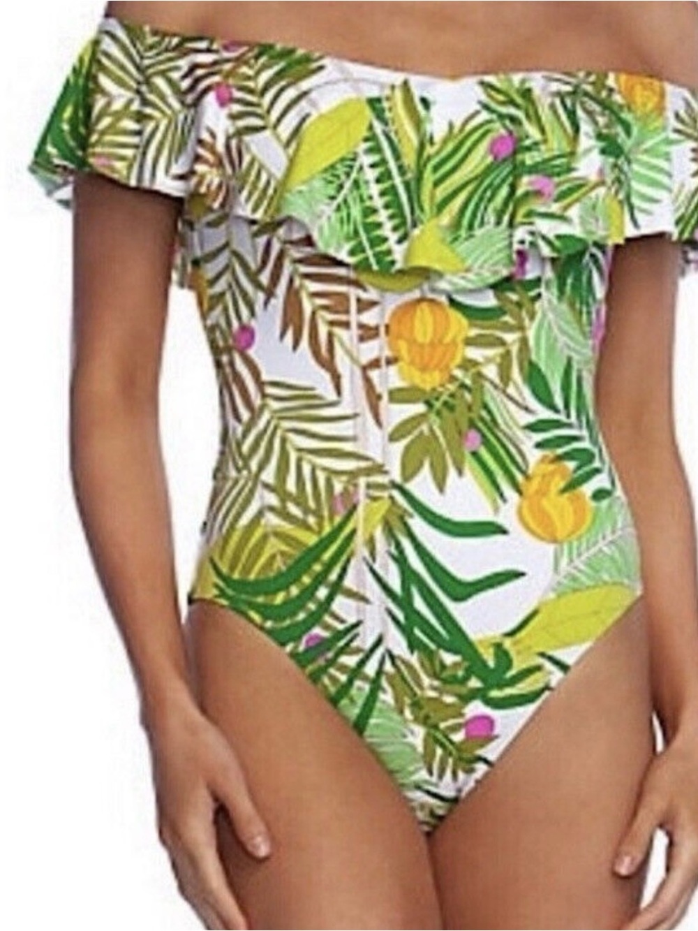 Trina Turk It's Bananas Tropical Swimsuit one piece Resort 2026
